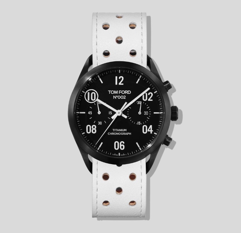 Tom Ford 002 Limited Edition Chronograph in White