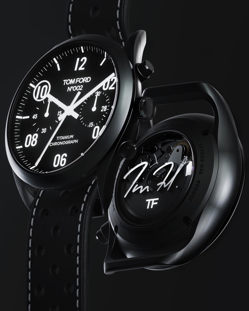 Tom Ford 002 Limited Edition Chronograph » Tom Ford is Back with a New Chronograph Tom Ford 002 Limited Edition Chronograph