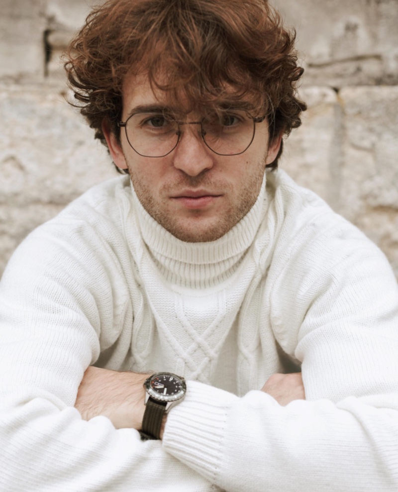 White Cable-knit Sweater Men » All White Outfits for Men: The Essential Style Guide White Cable-knit Sweater Men