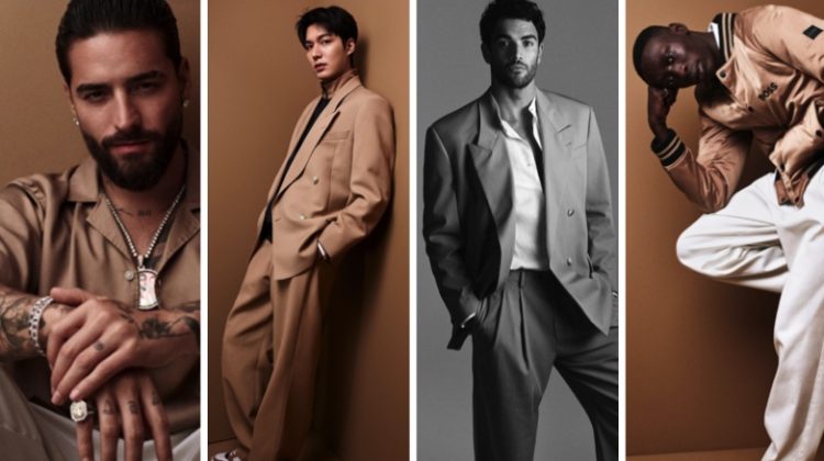 Maluma, Lee Minho, Matteo Berrettini, and Khaby Lame front BOSS' spring 2023 campaign.