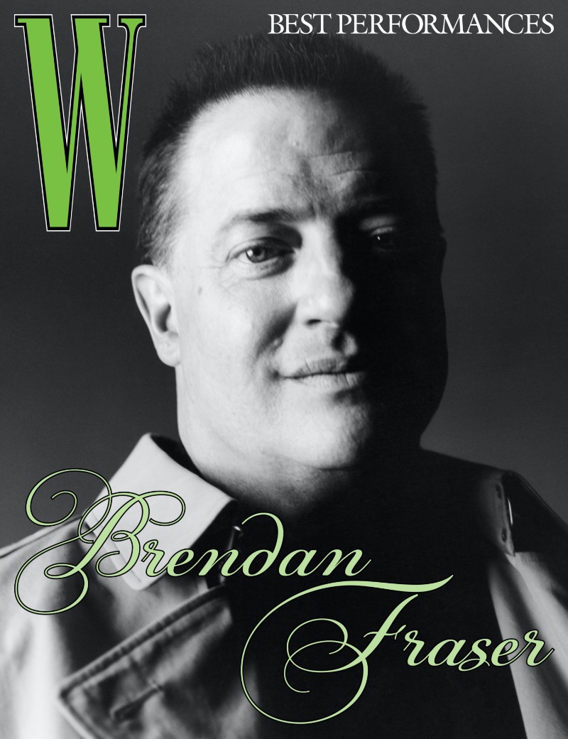 Actor Brendan Fraser covers W magazine for its 2023 Best Performances issue.