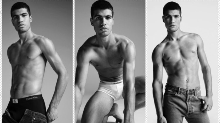 Carlos Alcaraz Calvin Klein Underwear Campaign