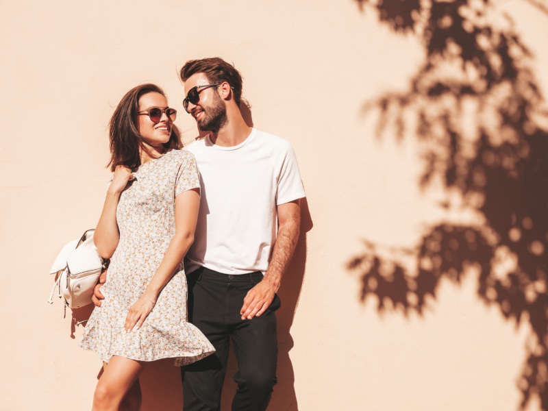 Couple Outside Sunkissed Couple Outside Sunkissed