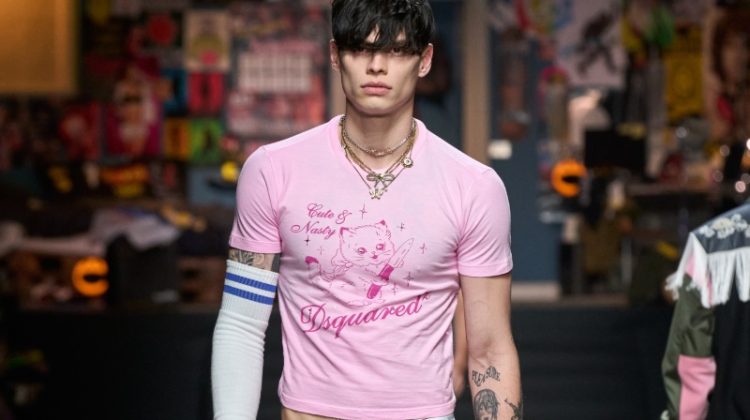 Dsquared2 Men Fall Winter 2023 Collection Runway 002