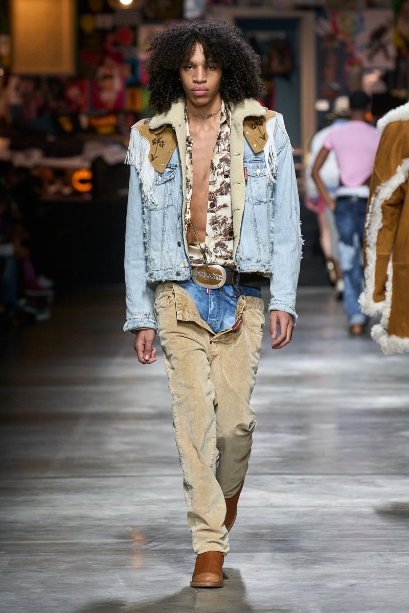 Dsquared2 Men Fall Winter 2023 Collection Runway 007
