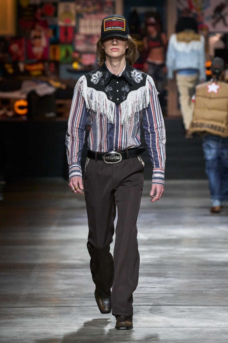 Dsquared2 Men's Fall/Winter 2023 Collection Runway