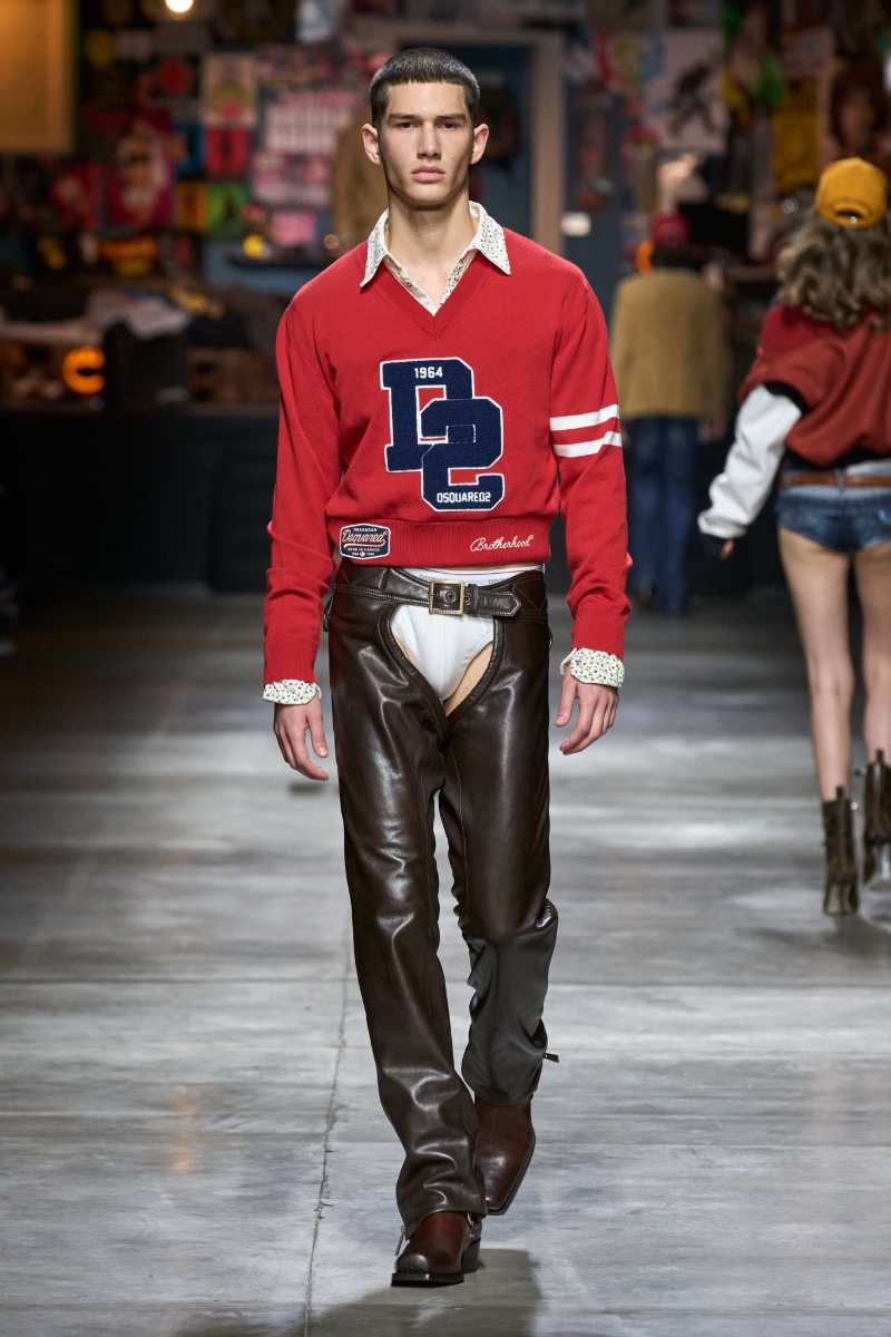 Dsquared2 Men Fall Winter 2023 Collection Runway 019