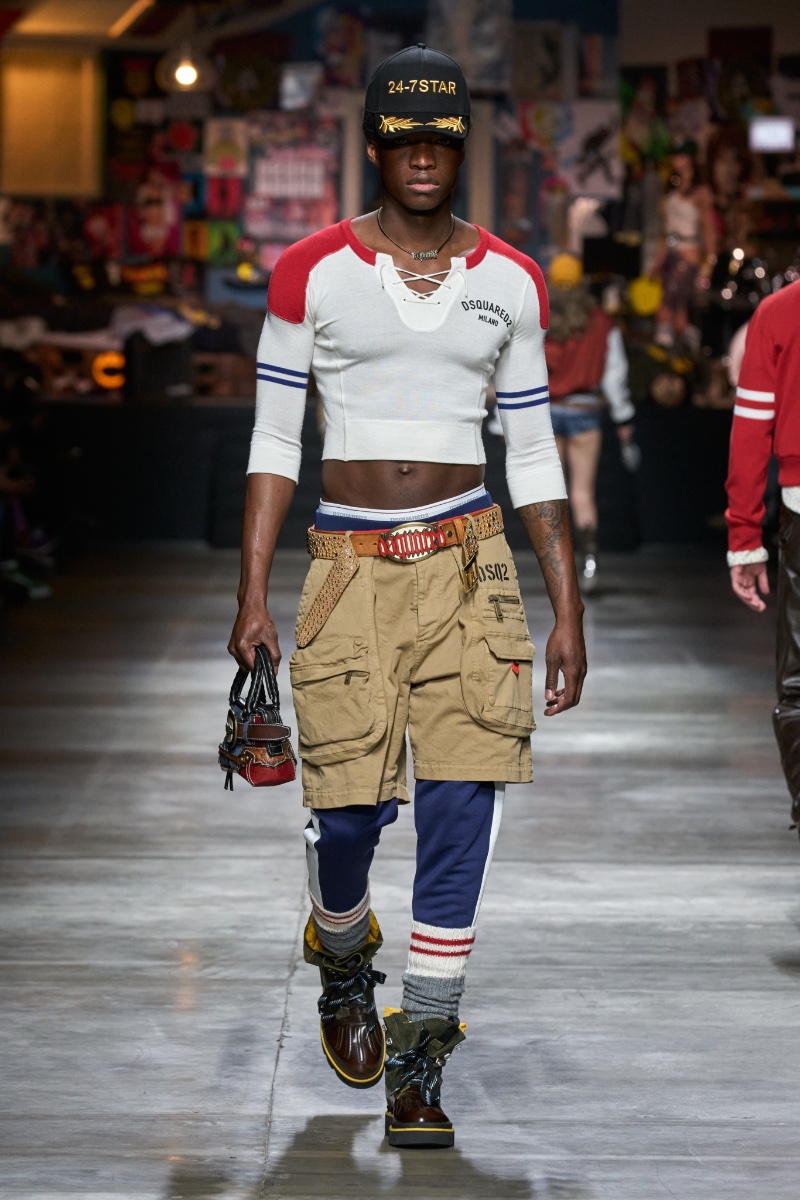 Dsquared2 Men Fall Winter 2023 Collection Runway 020
