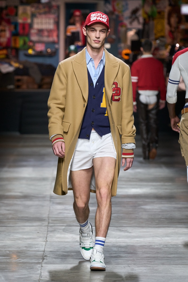 Dsquared2 Men Fall Winter 2023 Collection Runway 021
