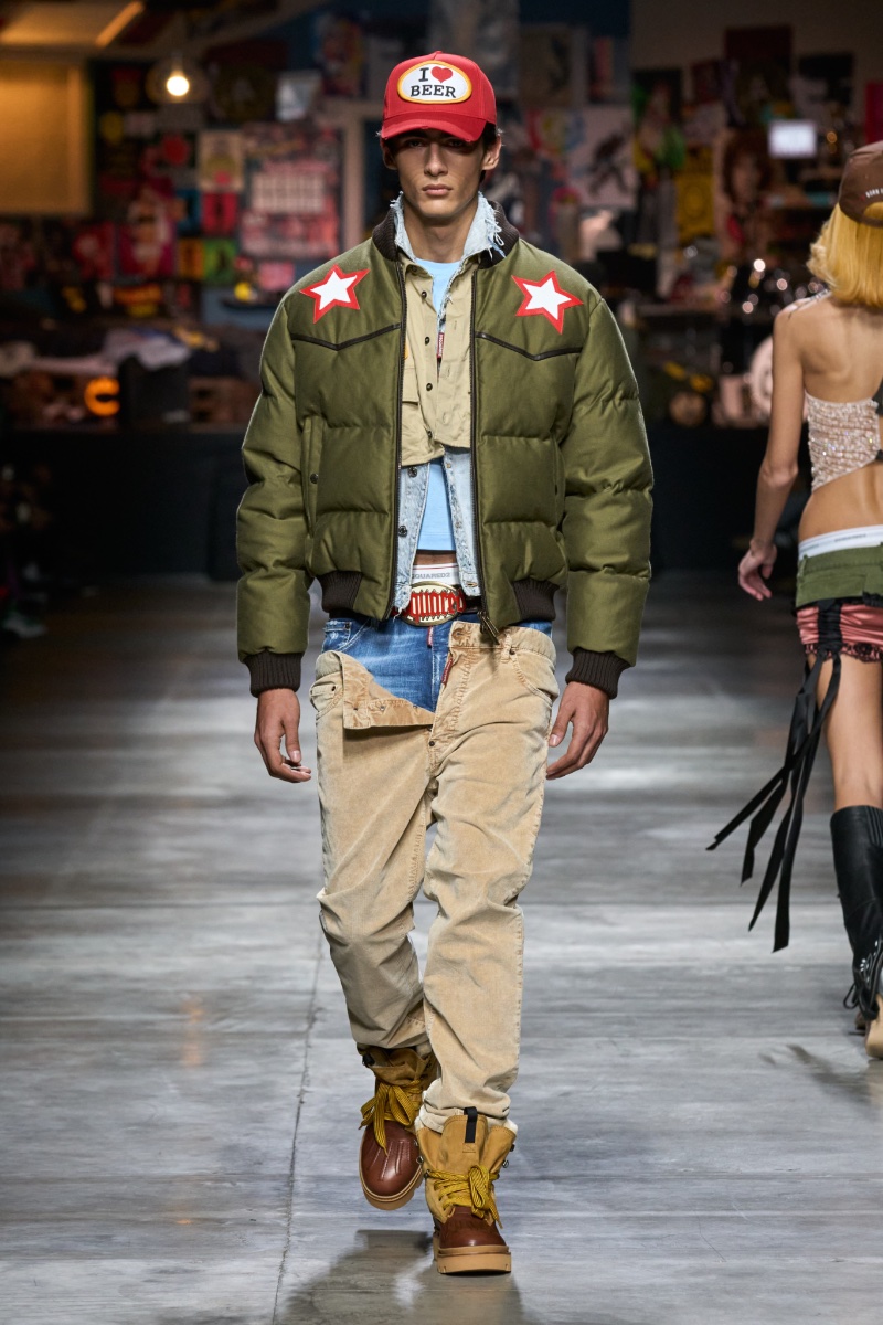 Dsquared2 Men's Fall/Winter 2023 Collection Runway