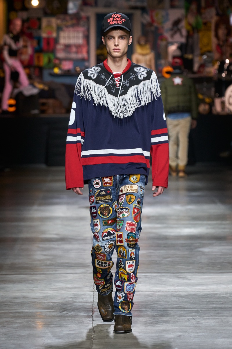 Dsquared2 Men Fall Winter 2023 Collection Runway 030