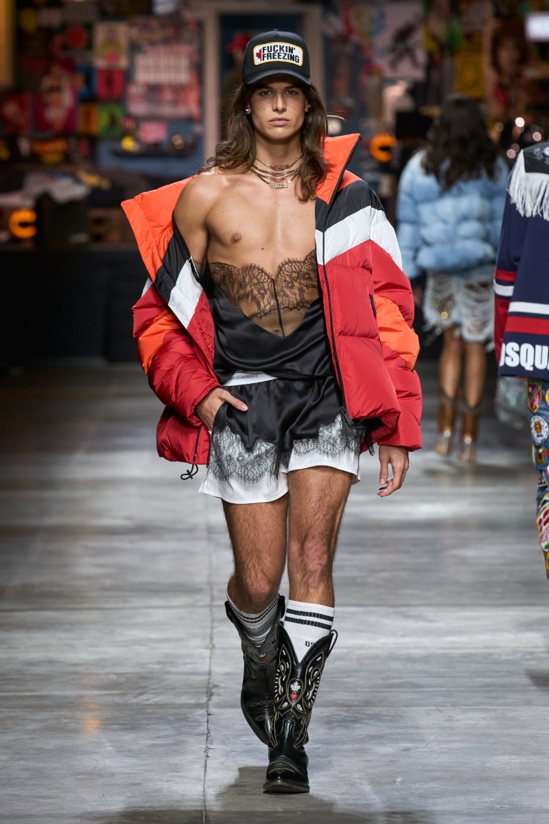 Dsquared2 Men Fall Winter 2023 Collection Runway 031