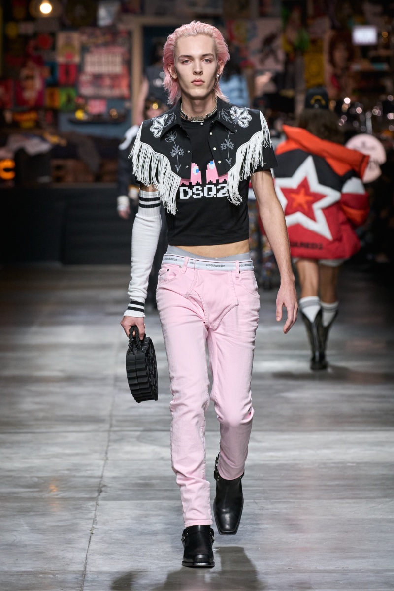 Dsquared2 Men Fall Winter 2023 Collection Runway 032