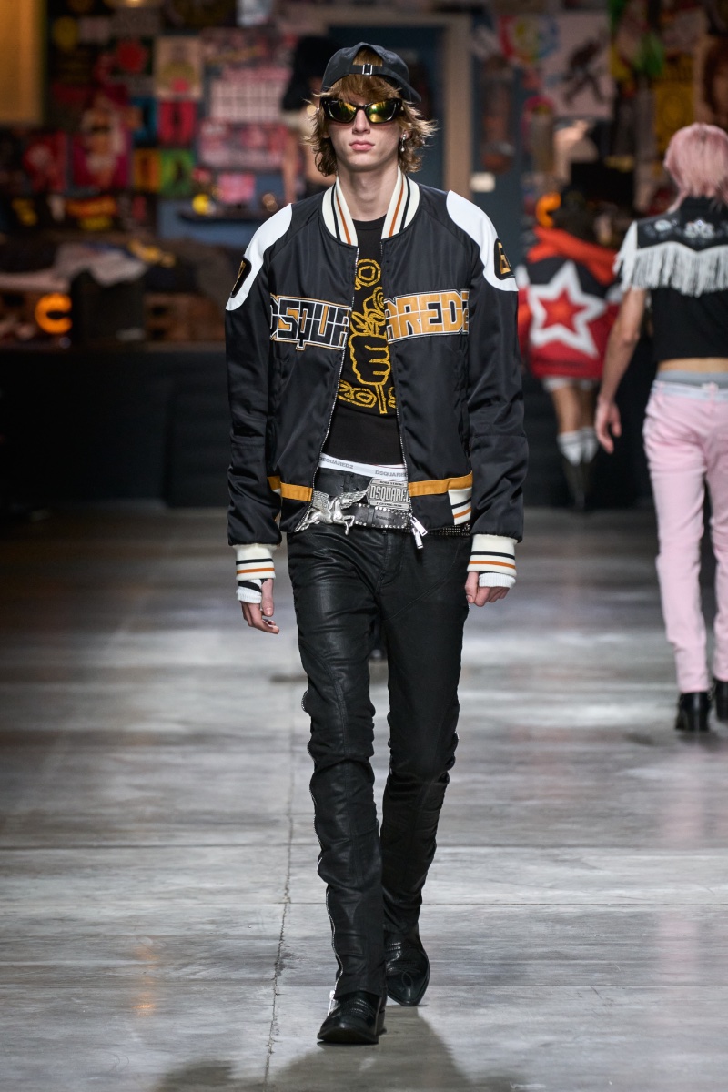 Dsquared2 Men Fall Winter 2023 Collection Runway 033