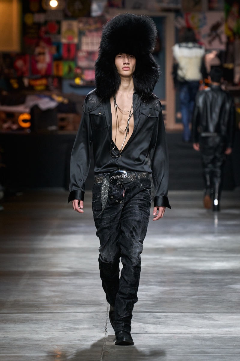Dsquared2 Men Fall Winter 2023 Collection Runway 038