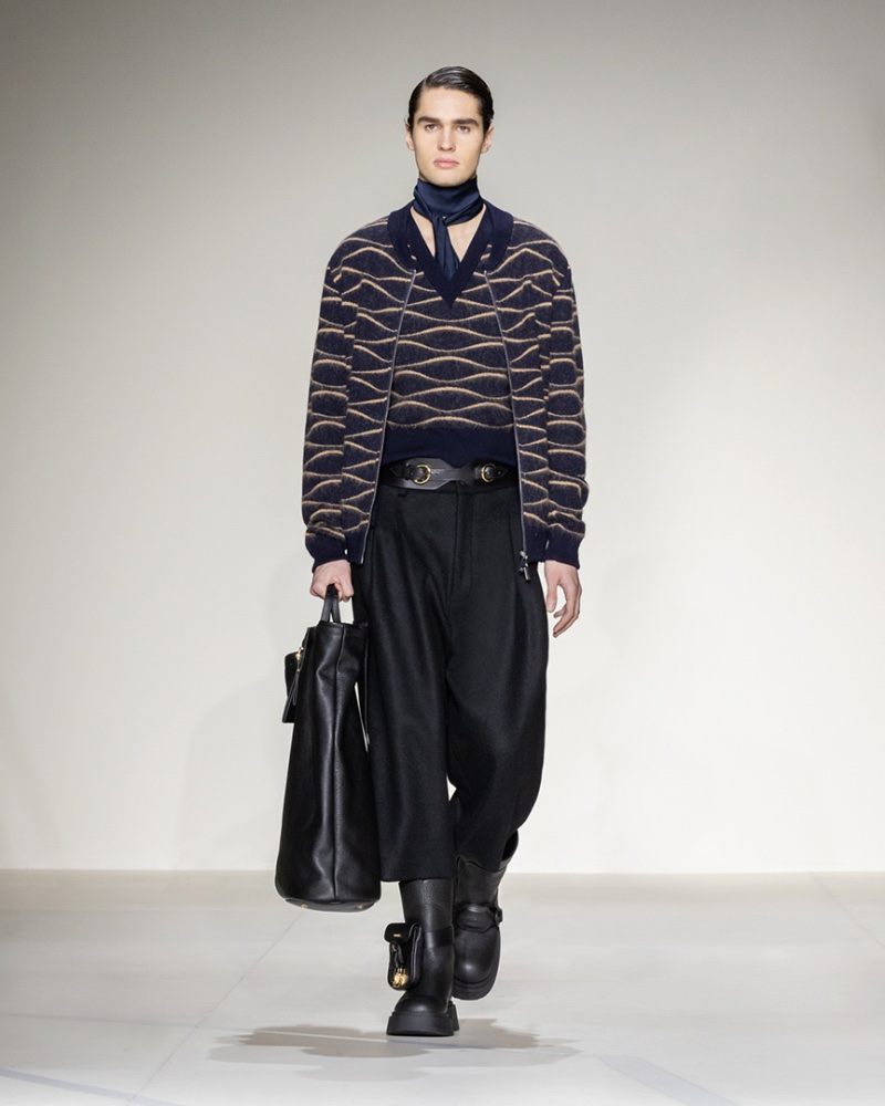 Emporio Armani Men's Fall/Winter 2023 Collection Runway