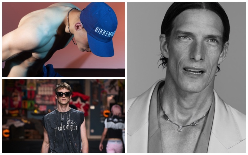 Week in Review: Bikkembergs spring-summer 2023 campaign, Dsquared2 fall-winter 2023 collection, and Ivan de Pineda for Versace spring-summer 2023 campaign.