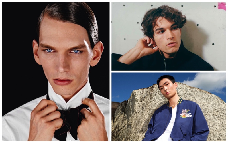 Week in Review: Erik van Gils photographed by Hugo Fazi for GQ France, Balthazar Dib for De Bonne Facture Alpine capsule collection, and Yan Jun for Dolce & Gabbana Lunar New Year collection.