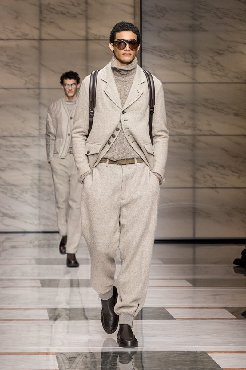 Giorgio Armani Men's Fall/Winter 2023 Collection Runway