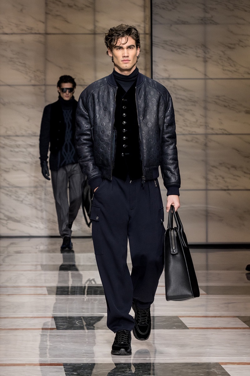 Giorgio Armani Men's Fall/Winter 2023 Collection Runway