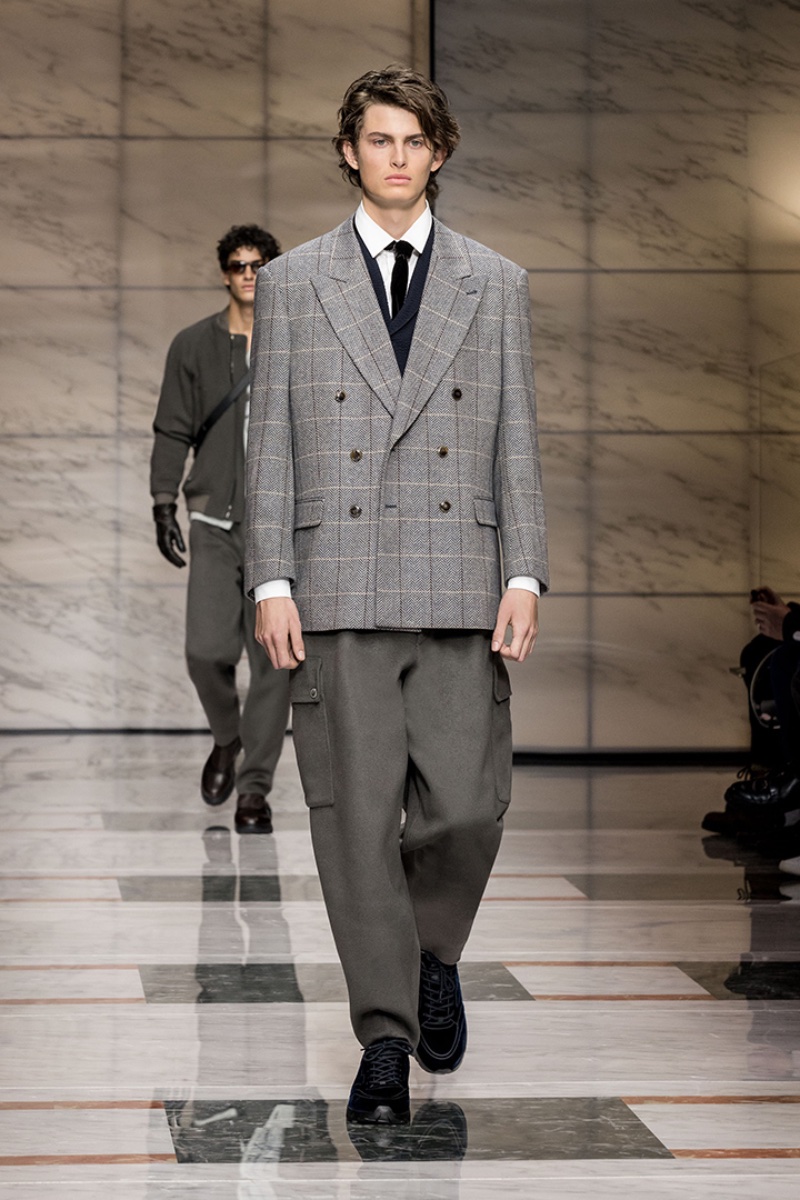 Giorgio Armani Men's Fall/Winter 2023 Collection Runway