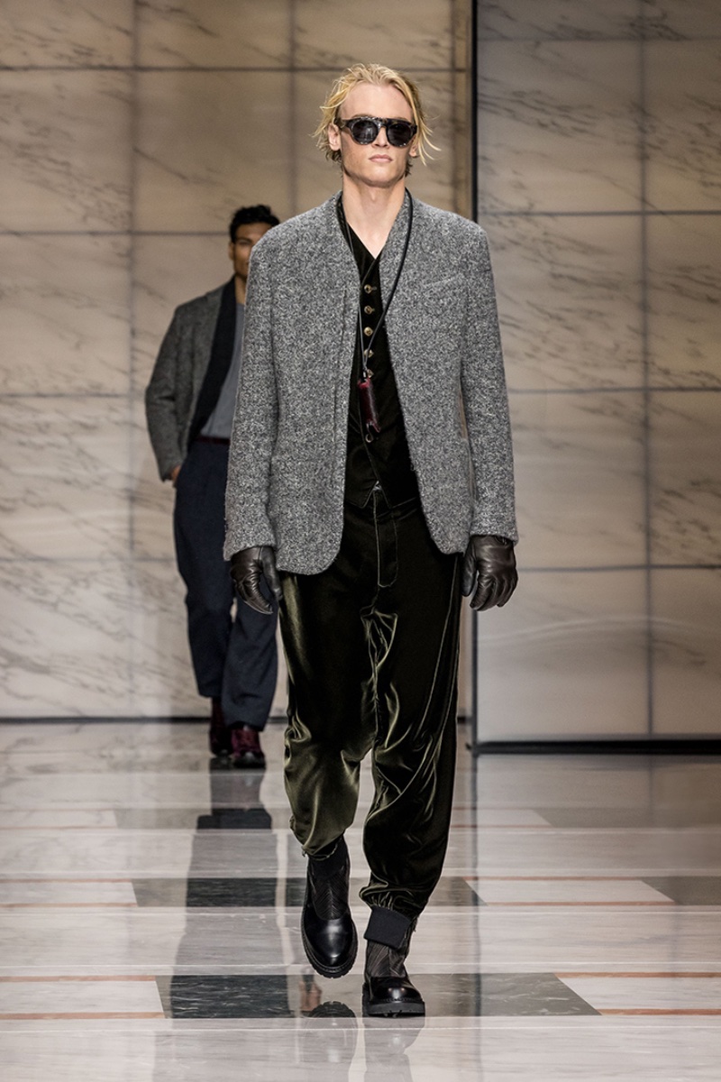 Giorgio Armani Men's Fall/Winter 2023 Collection Runway