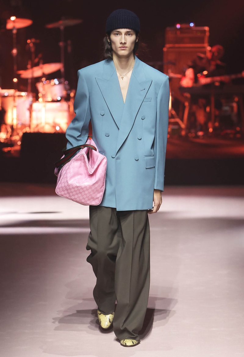 Gucci Men Fall Winter 2023 Collection Runway 012