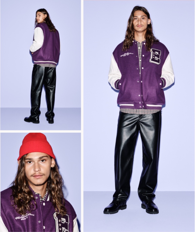 » H&M Takes Aim at Effortless Cold-Weather Style HM Men 2023 Street New Prep Lookbook 001