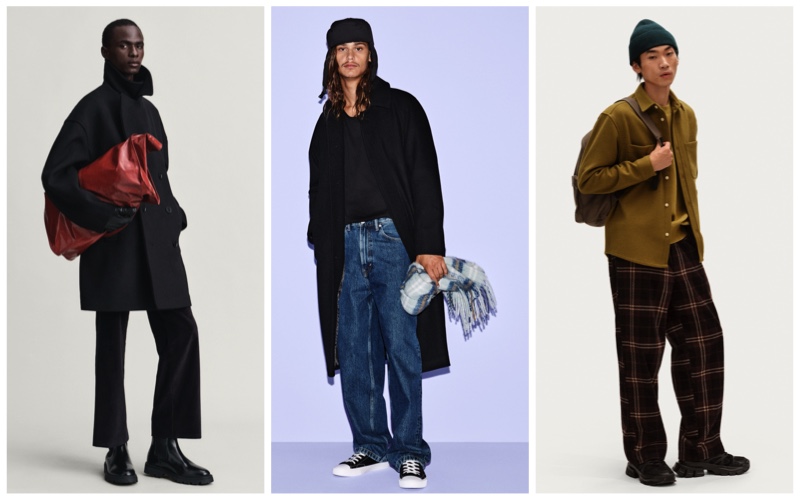 H&M unveils its winter 2023 men's lookbook featuring "Smart," "Street," and "Casual" styles.