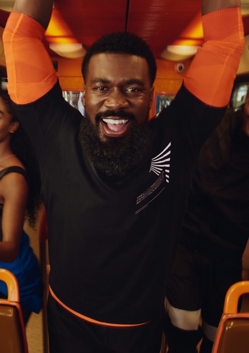 Choreographer JaQuel Knight is all smiles for the H&M Move campaign. » Zlatan Ibrahimović Harnesses the Power of H&M Move Choreographer JaQuel Knight is all smiles for the H&M Move campaign.