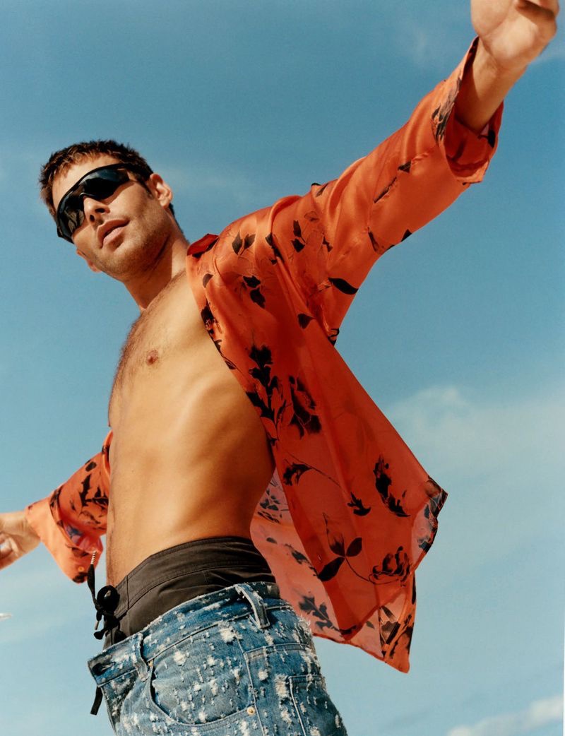 Jon Kortajarena Dust Magazine 2023 003 Jon Kortajarena 2023 Dust Magazine Shirtless Jeans