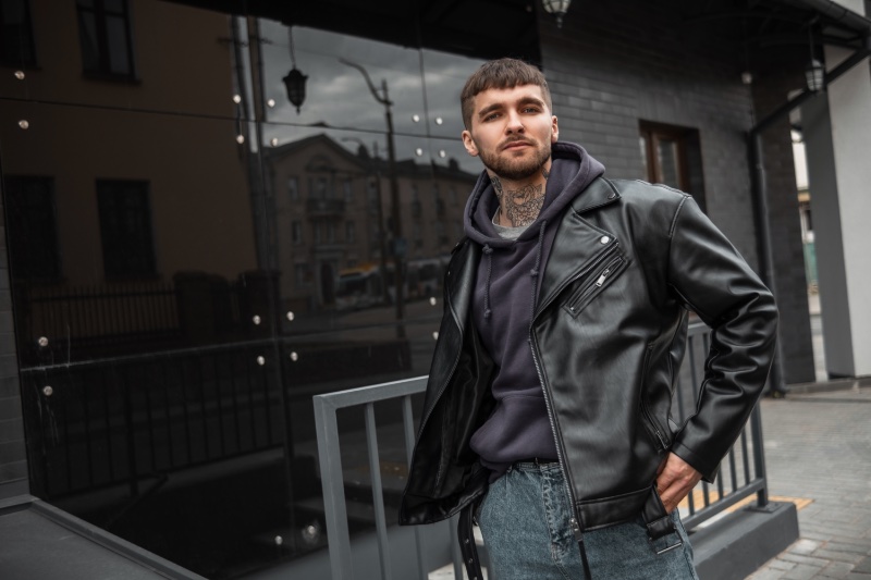 Leather Biker Jacket Men » Transitional Chic: 10 Essential Jackets & Coats Leather Biker Jacket Men