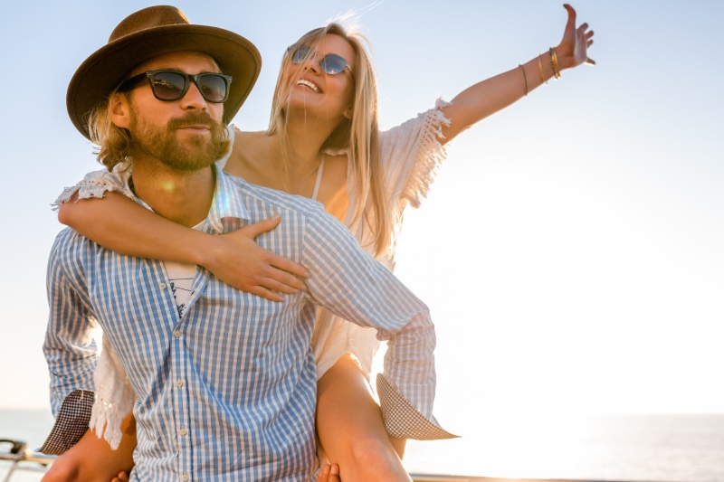 Man Couple Sunglasses Fedora Shirt » What to Pack for a Spring Holiday to Europe Man Couple Sunglasses Fedora Shirt
