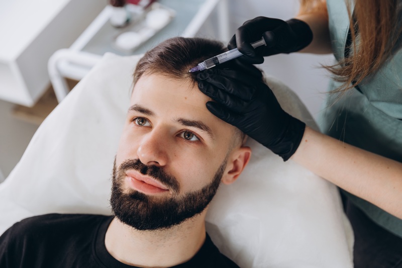 Man Mesotherapy Injections Hair Loss Man Mesotherapy Injections Hair Loss