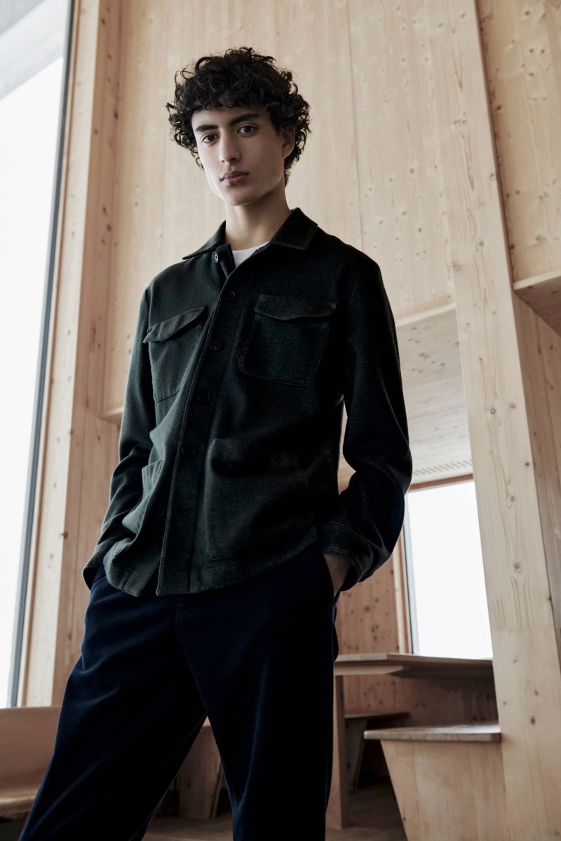 Massimo Dutti enlists Yoesry Detre to star in its latest men's editorial for 2023.