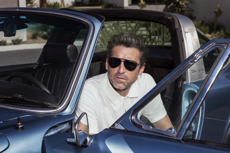 Patrick Dempsey collaborates with Porsche Design for limited-edition sunglasses.