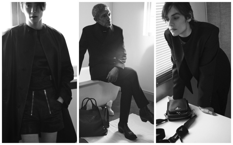 Prada enlists talents Jaehyun Jeong, Vincent Cassel, and Louis Partridge as the stars of its spring-summer 2023 campaign. » Cassel, Jeong & Partridge Star in Prada Spring '23 Ad Prada enlists talents Jaehyun Jeong, Vincent Cassel, and Louis Partridge as the stars of its spring-summer 2023 campaign.