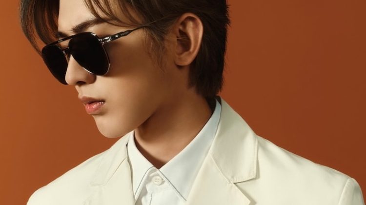 Reuniting with Prada, Cai Xukun rocks sunglasses for the Italian brand's Lunar New Year 2023 campaign.