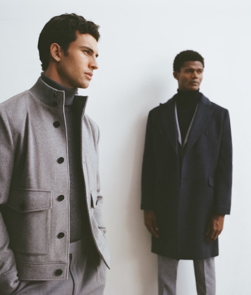 Models Mattia Narducci and O'Shea Robertson sport the latest menswear from REISS. » Wardrobe Refresh: REISS Champions Winter to Spring Looks Models Mattia Narducci and O'Shea Robertson sport the latest menswear from REISS.
