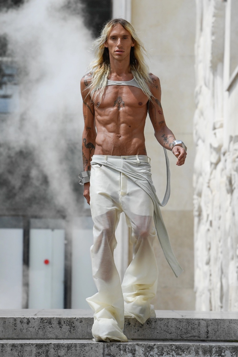 Rick Owens is among the daring fashion brands asking men to embrace their sensuality for spring and onward.