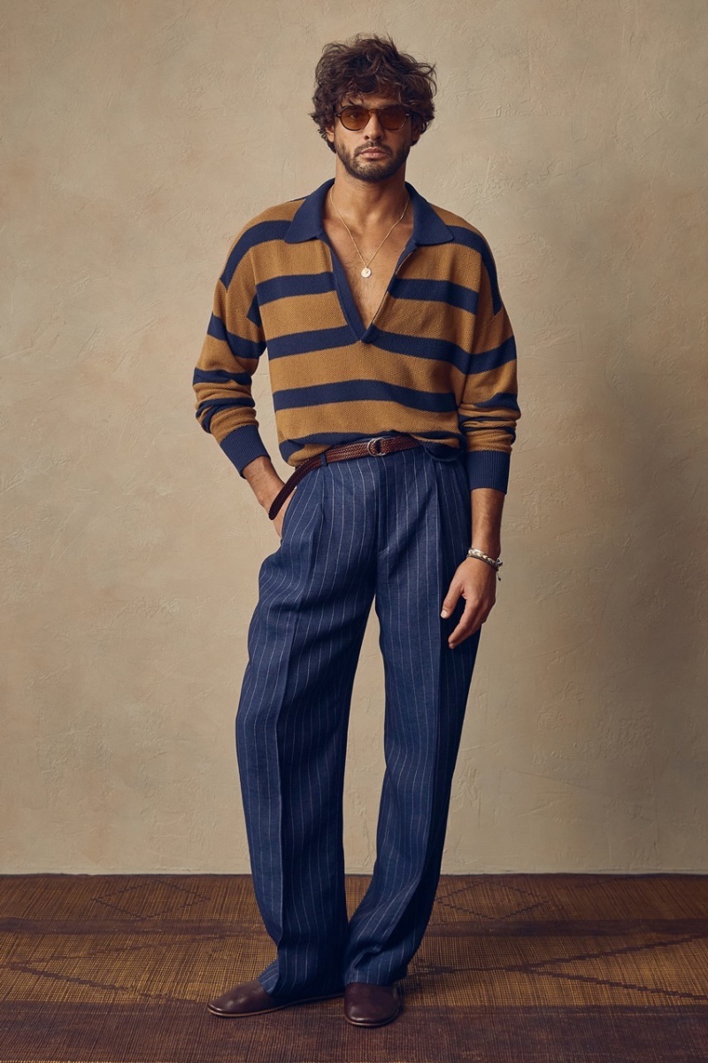 Todd Snyder lets out its proportions for a relaxed, boho-inspired spring-summer 2023.