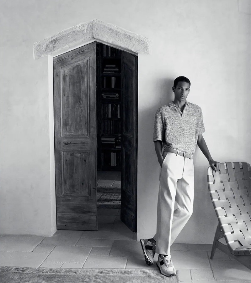 Tod's enlists model Joshua Seth as the face of its pre-spring 2023 campaign.