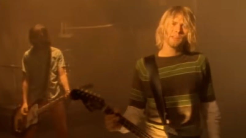 Kurt cobain smells like teen spirit music video