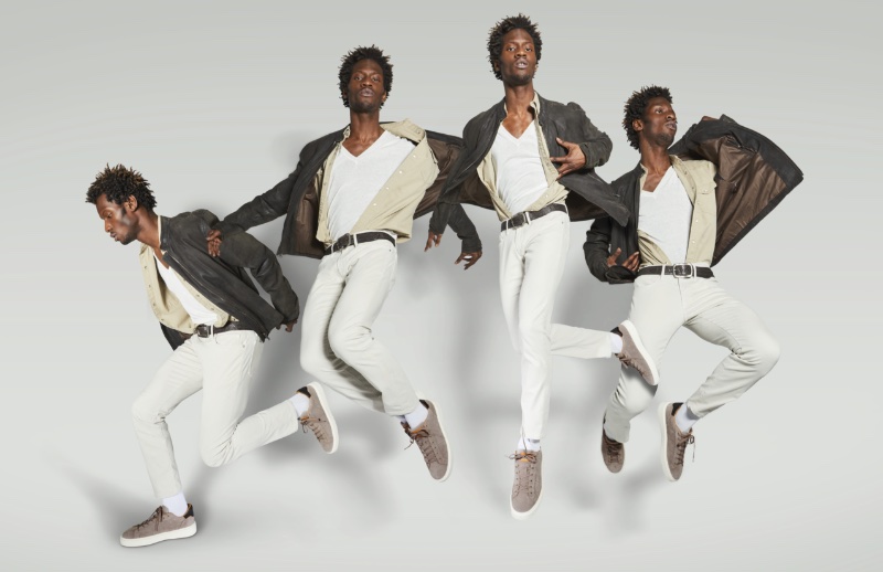 Taking the spotlight in Allen Edmonds spring 2023 collection, Adonis Bosso sports lace-up sneakers. » Step into Style: Allen Edmonds Spring '23 Campaign Taking the spotlight in Allen Edmonds spring 2023 collection, Adonis Bosso sports lace-up sneakers.