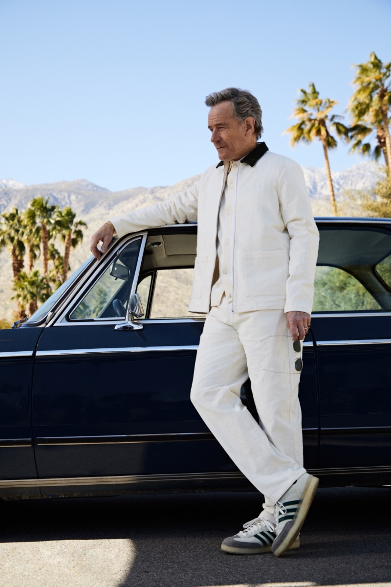 Donning CO-ORD style, Bryan Cranston appears in Kith's spring 2023 campaign.