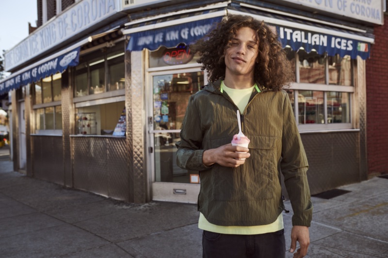 Jaleen Oliver appears in DKNY's spring-summer 2023 campaign. 