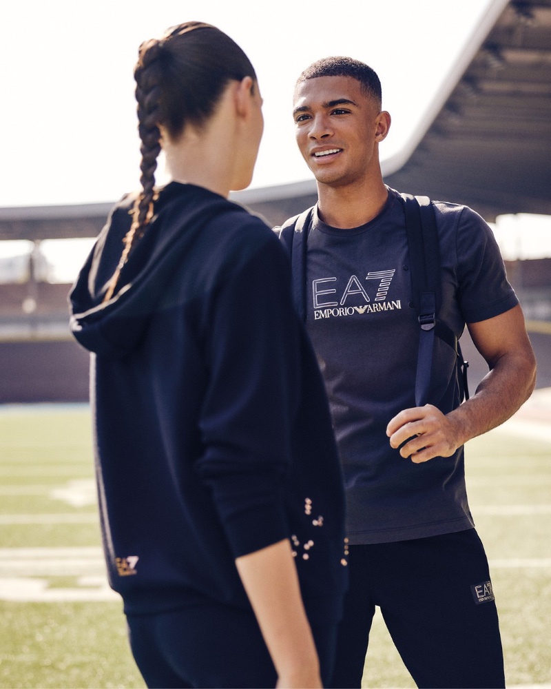 EA7 highlights its spring 2023 sports essentials for men. 