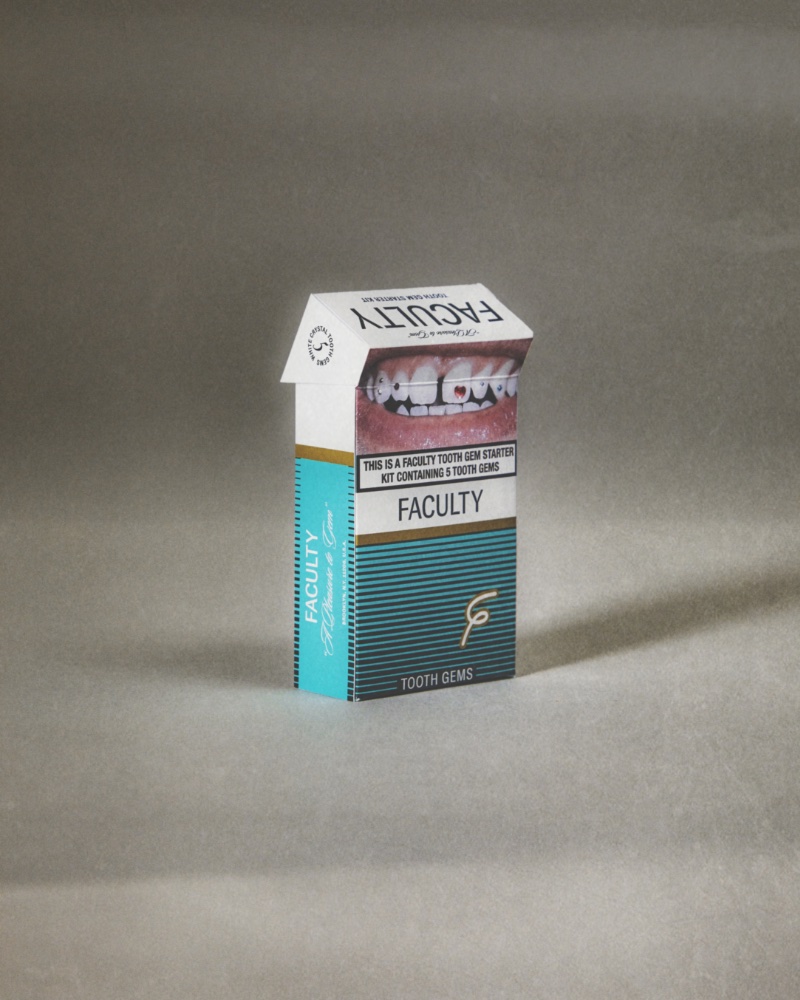 FACULTY Tooth Gems Packaging Back