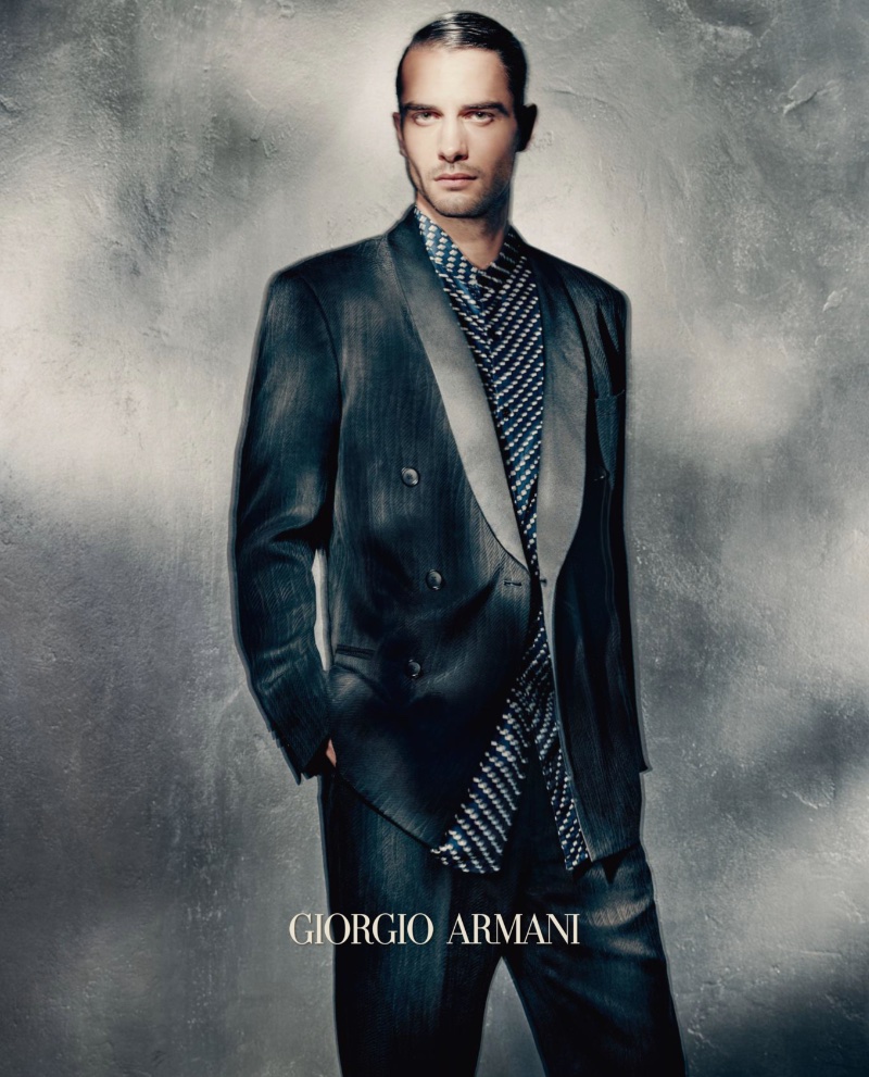 Donning an elegant suit, Aleksandar Rusic stars in Giorgio Armani's spring-summer 2023 campaign for men. » Giorgio Armani Daydreams in Monochrome for Spring Campaign Donning an elegant suit, Aleksandar Rusic stars in Giorgio Armani's spring-summer 2023 campaign for men.
