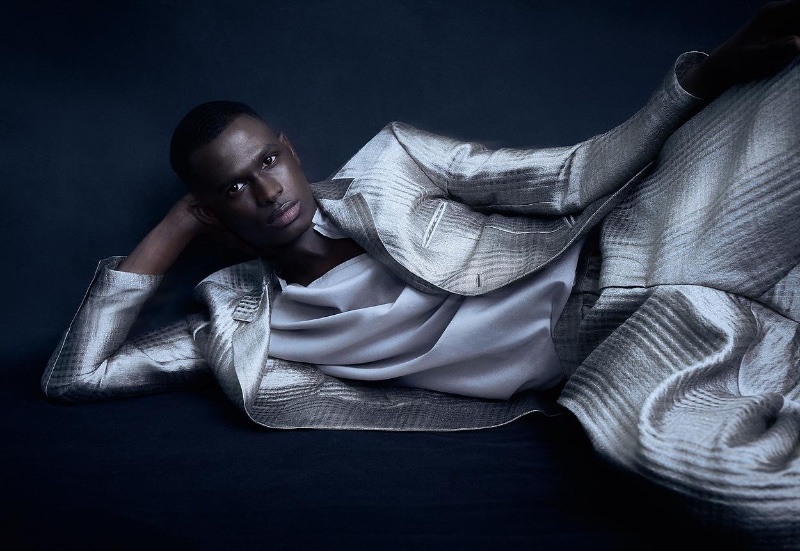 Giorgio Armani Spring Summer 2023 Men Cheickna Sissoko » Giorgio Armani Spring 2023: Elegance Meets Fluidity Giorgio Armani Spring Summer 2023 Men Cheickna Sissoko
